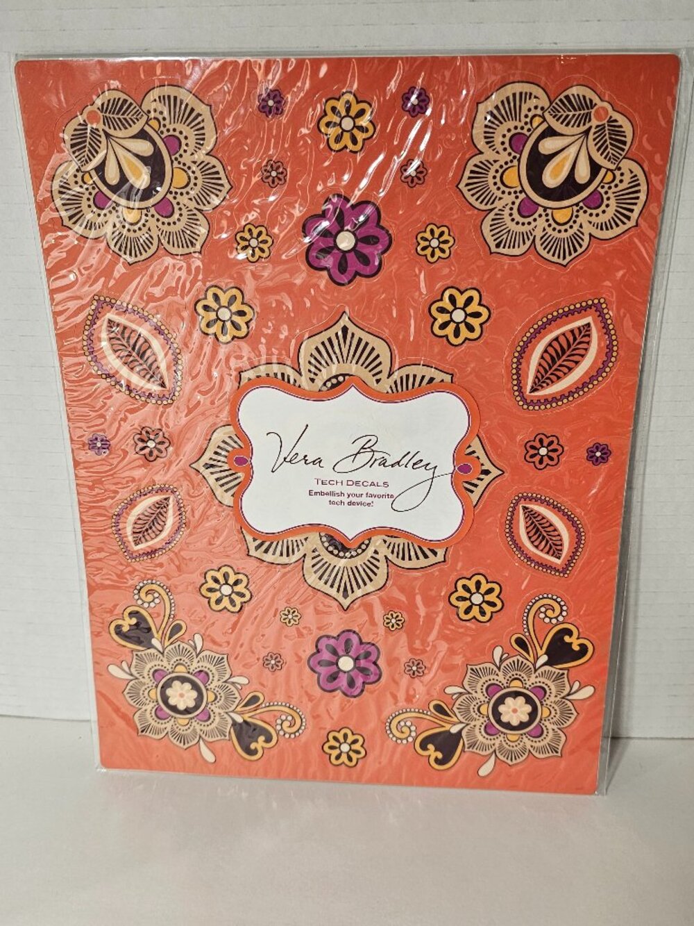 NWT Vera Bradley Tech Decals Safari Sunset Laptop Stickers 32pc Tablet Phone